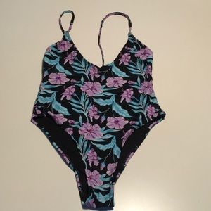 BETTY JADE 1 Piece Bathing Suit High Cut Sz M NEW
